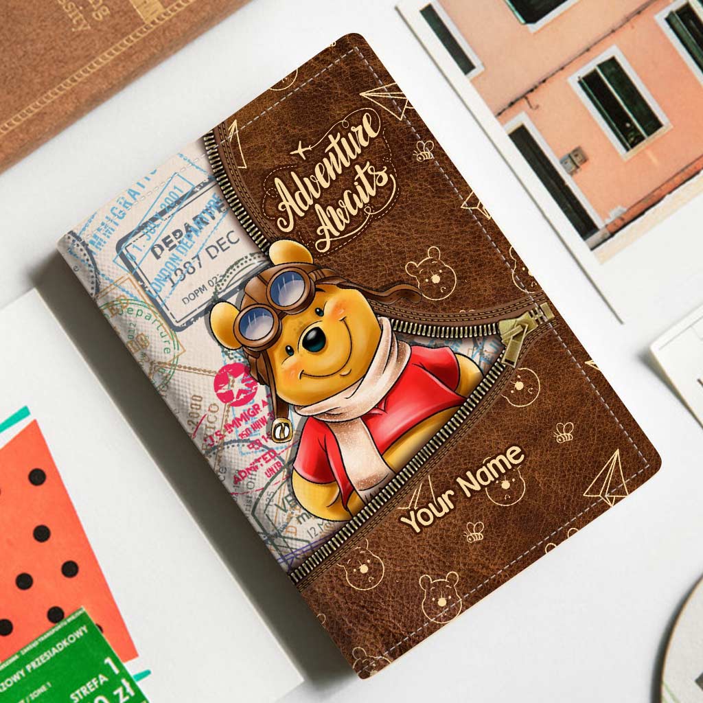 Adventure Awaits - Personalized Mouse Passport Holder