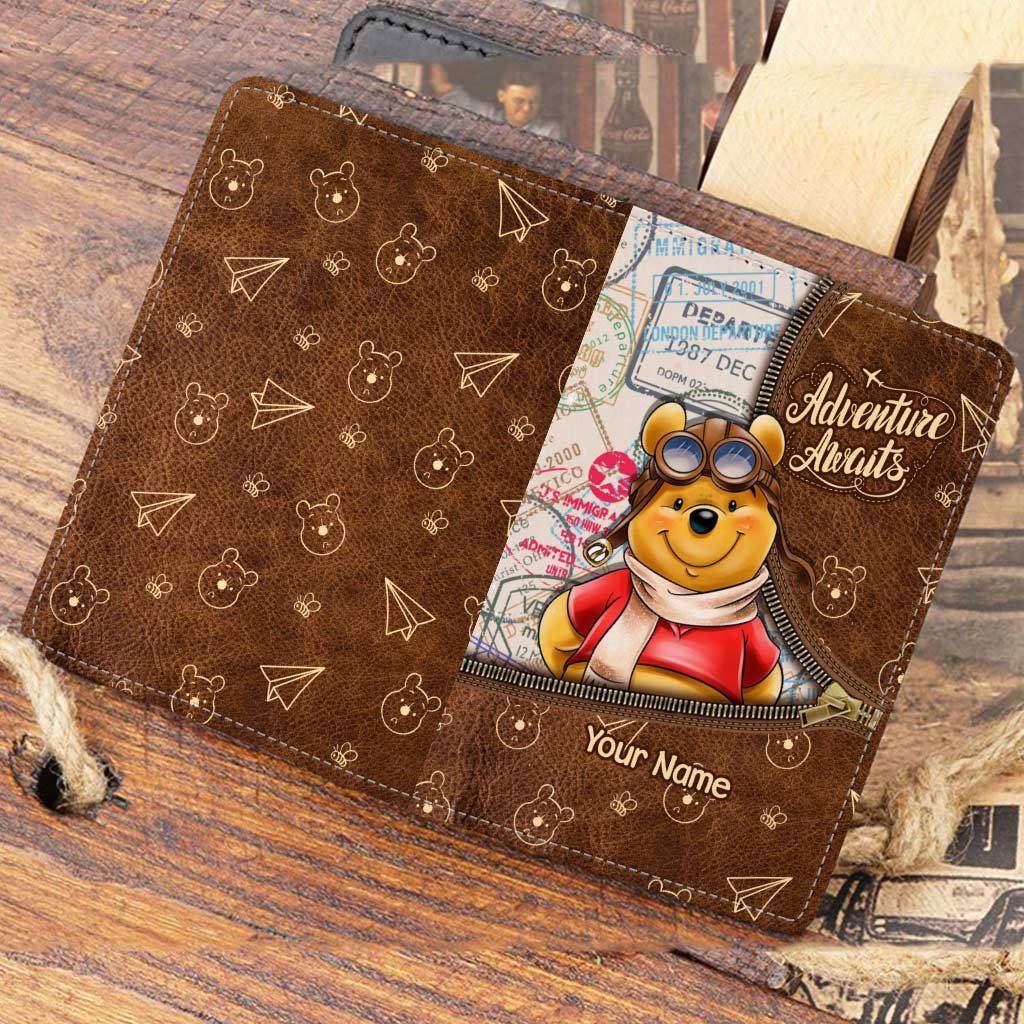 Adventure Awaits - Personalized Mouse Passport Holder