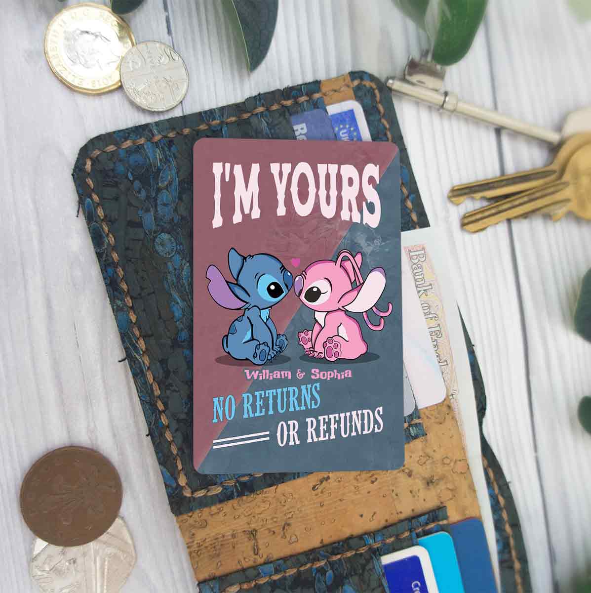 I'm Yours - Personalized Ohana Wallet Insert Card