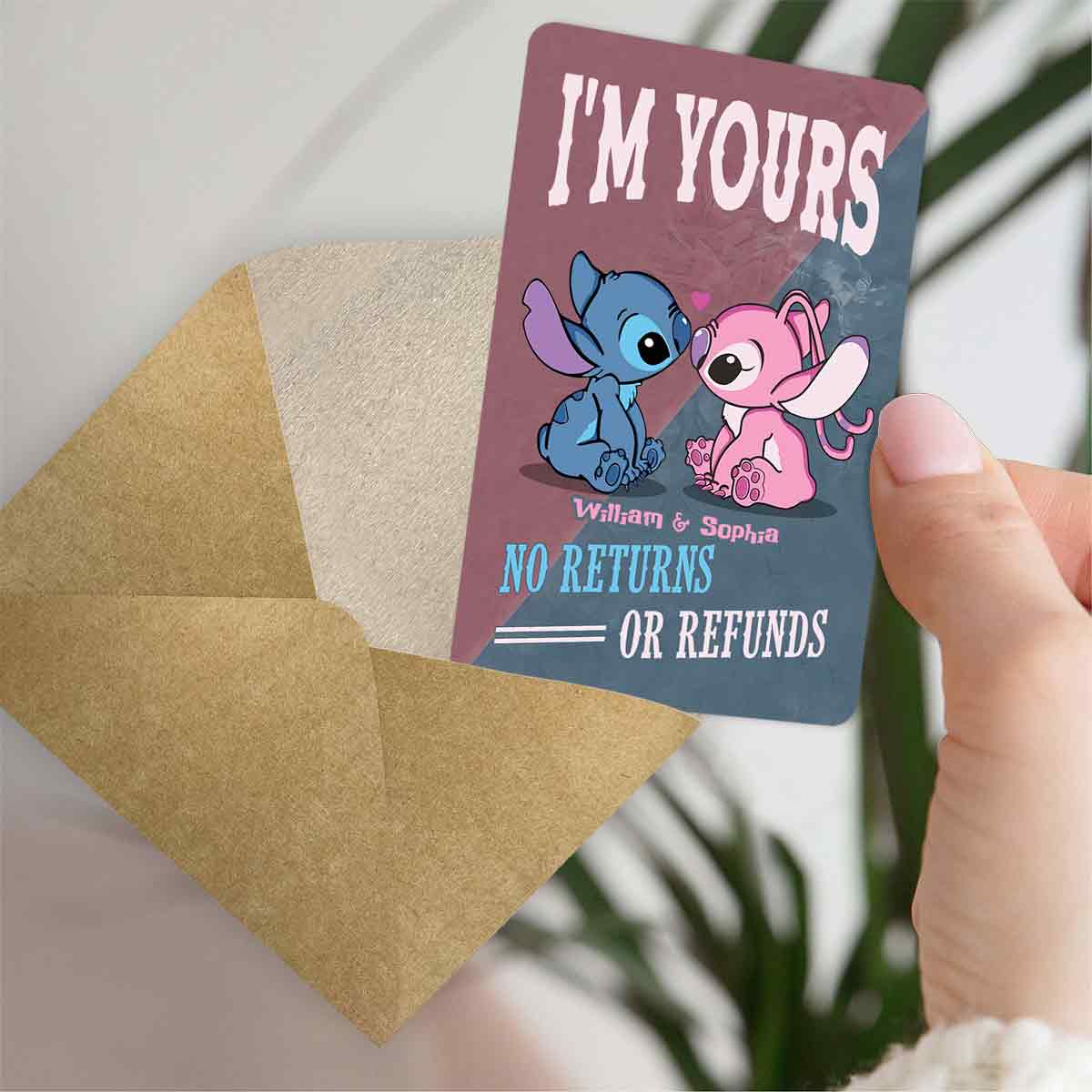 I'm Yours - Personalized Ohana Wallet Insert Card