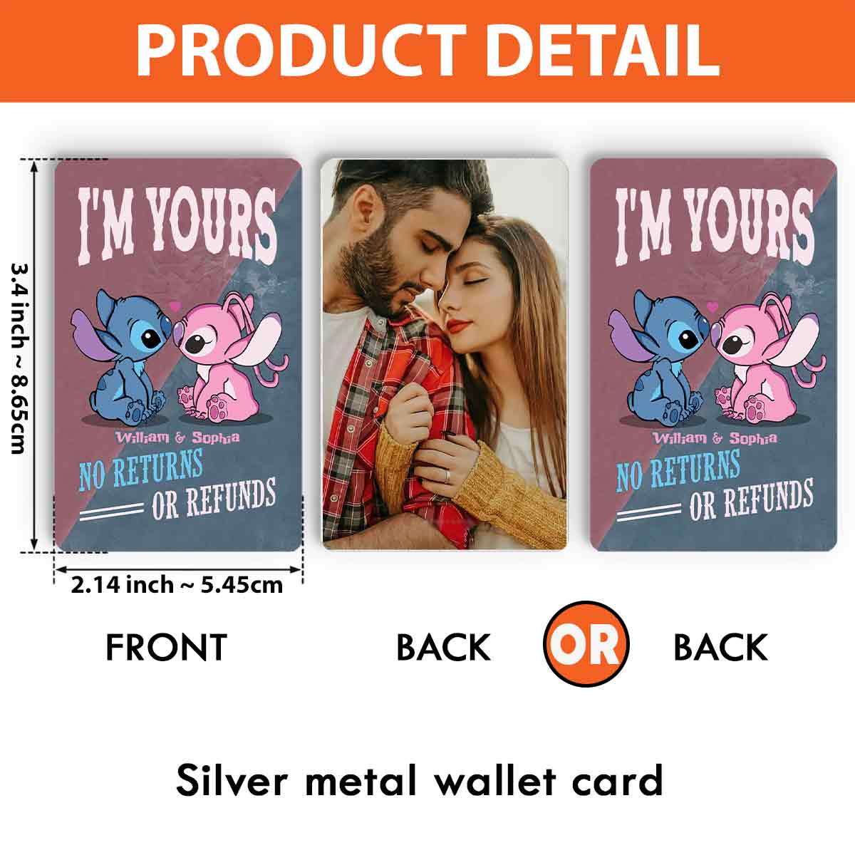 I'm Yours - Personalized Ohana Wallet Insert Card
