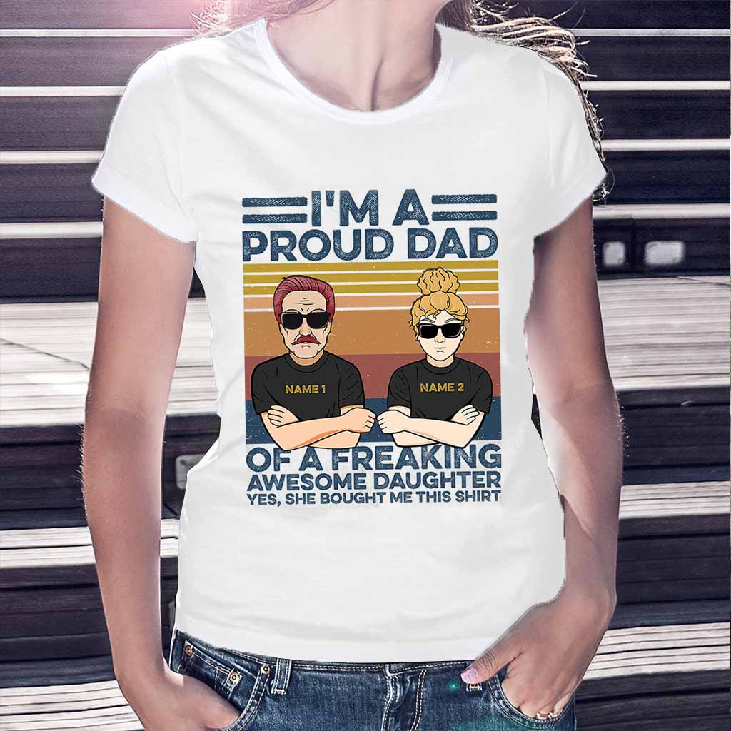 Like Father Like Daughter Personalized - Father T-shirt And Hoodie 072021