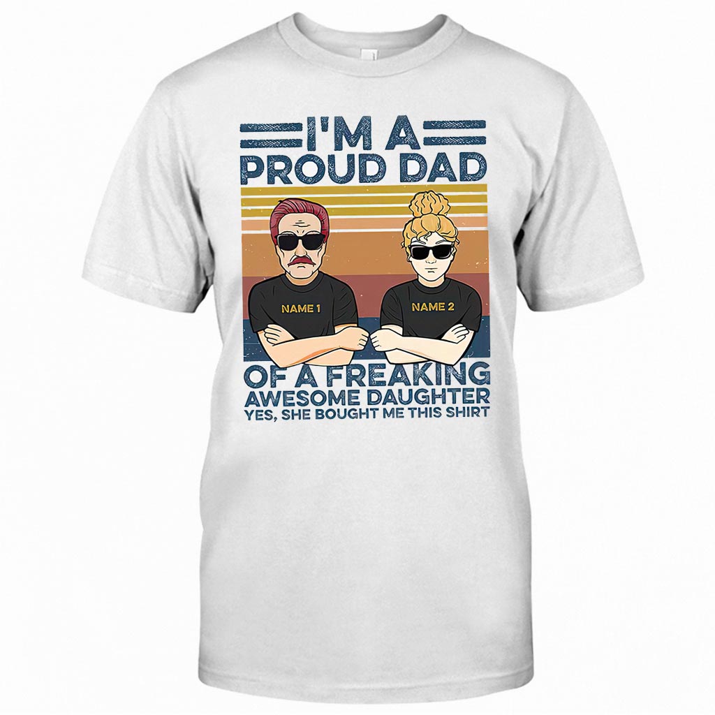 Like Father Like Daughter Personalized - Father T-shirt And Hoodie 072021