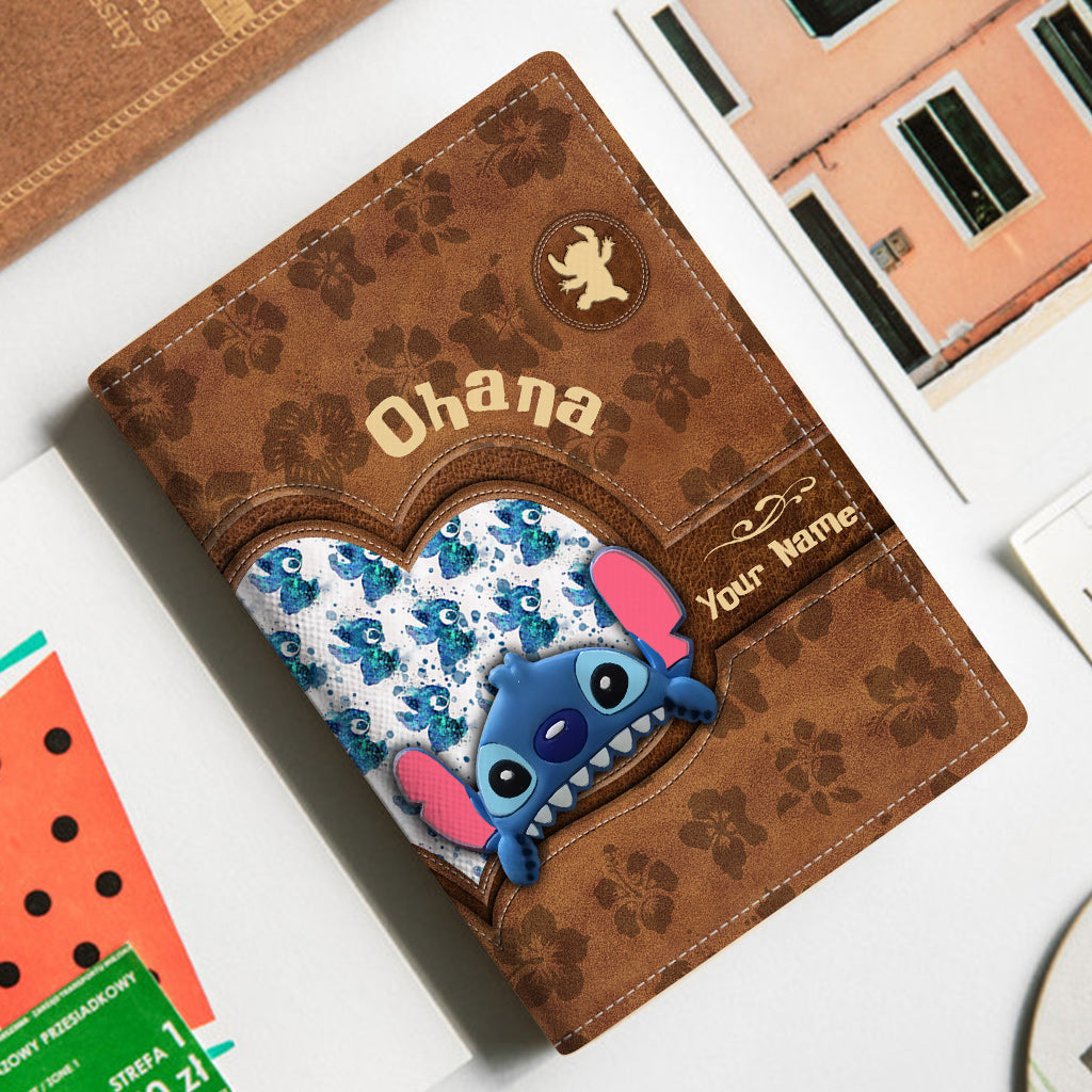 Love Ohana - Personalized Ohana Passport Holder