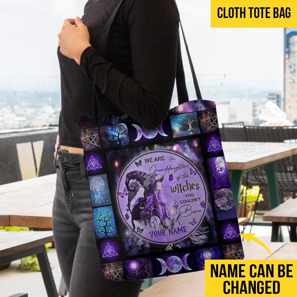 Wicked Witch Purple - Personalized Halloween Tote Bag