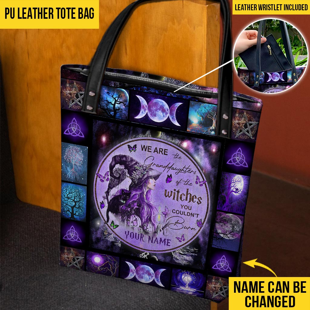 Wicked Witch Purple - Personalized Halloween Tote Bag