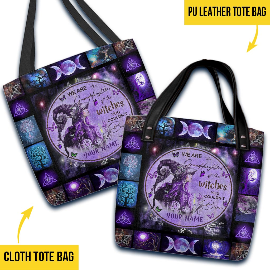 Wicked Witch Purple - Personalized Halloween Tote Bag