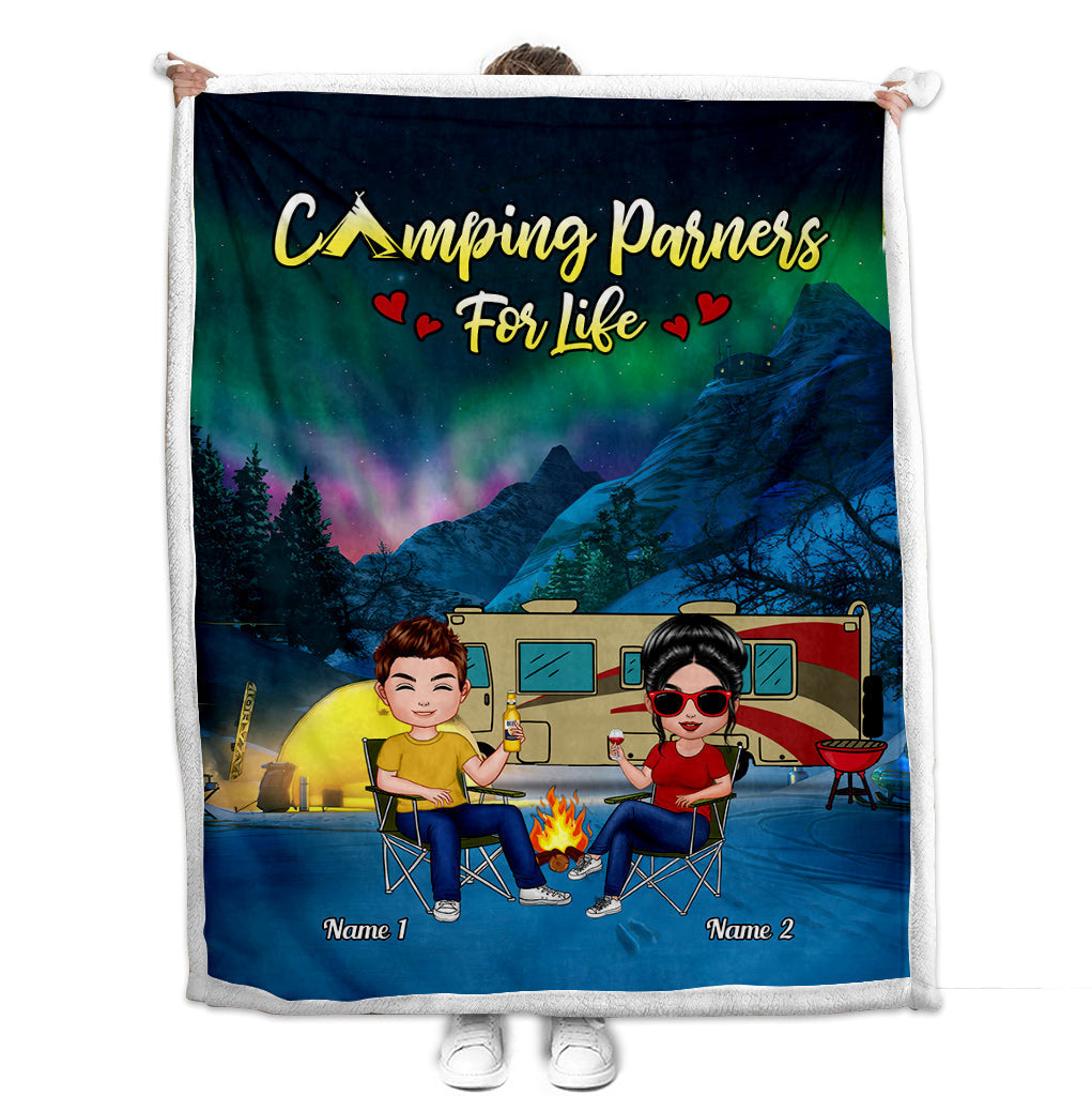 Making Memories - Personalized Couple Camping Blanket