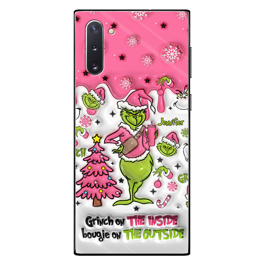 Grinch On The Inside - Personalized Stole Christmas Phone Case