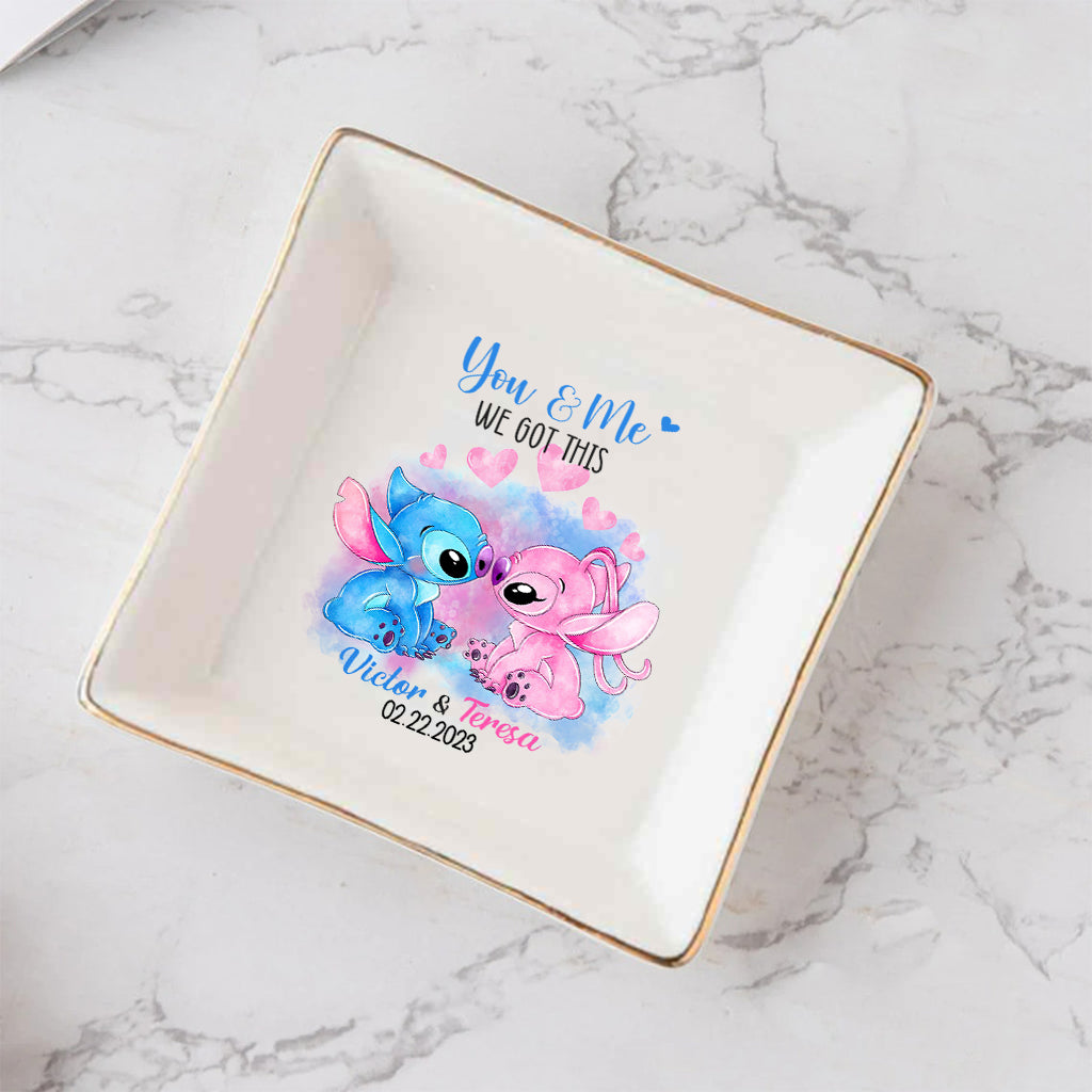 I'm Yours - Personalized Couple Ohana Jewelry Dish