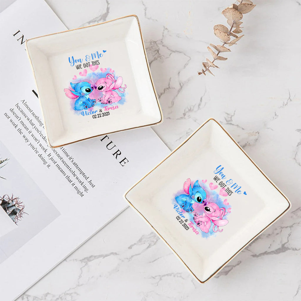 I'm Yours - Personalized Couple Ohana Jewelry Dish