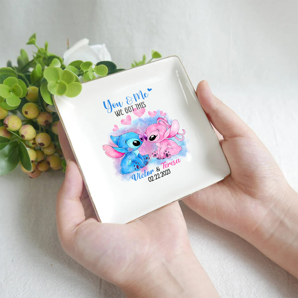 I'm Yours - Personalized Couple Ohana Jewelry Dish