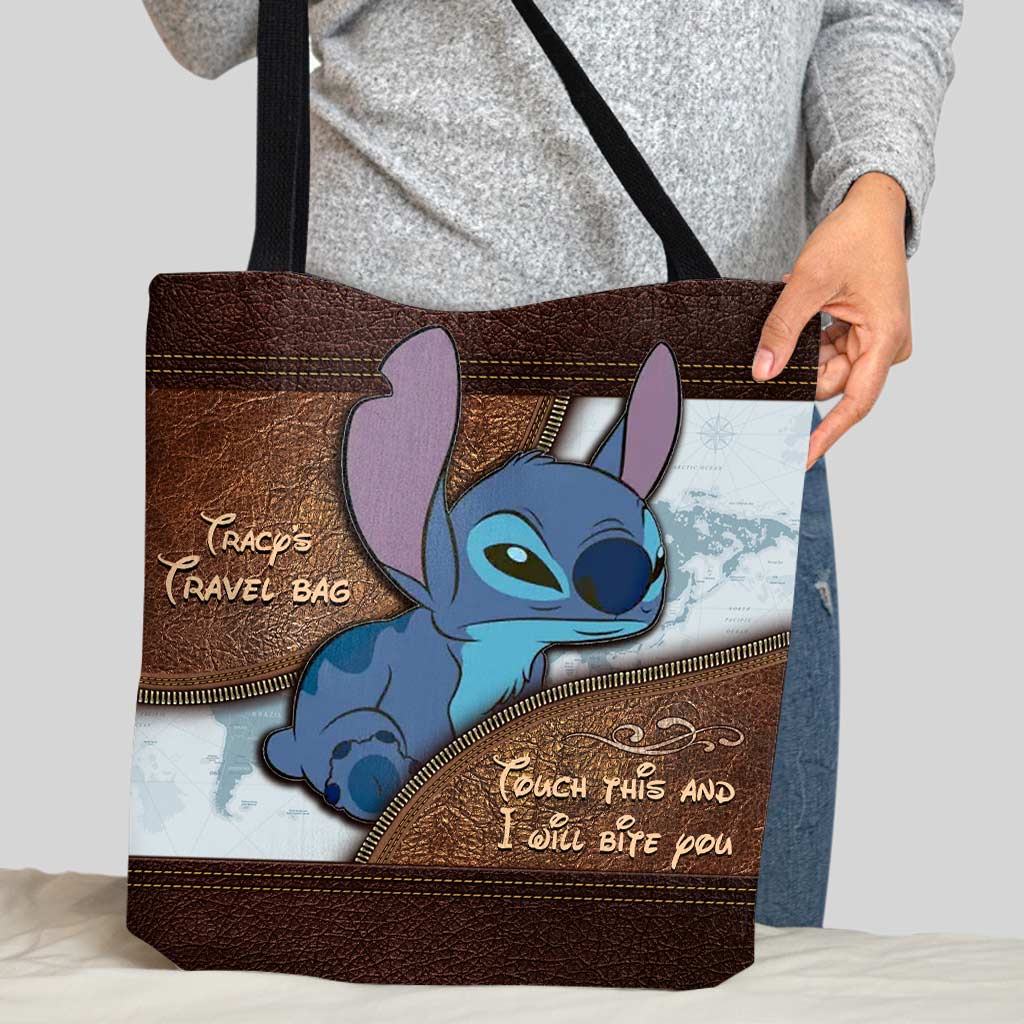 Touch This And I Will Bite You - Personalized Travelling Tote Bag