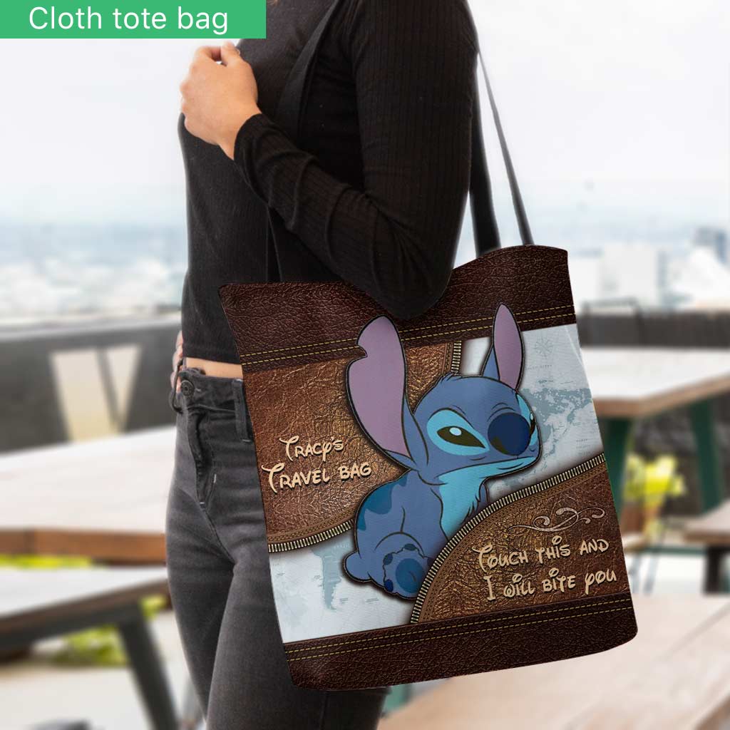 Touch This And I Will Bite You - Personalized Travelling Tote Bag