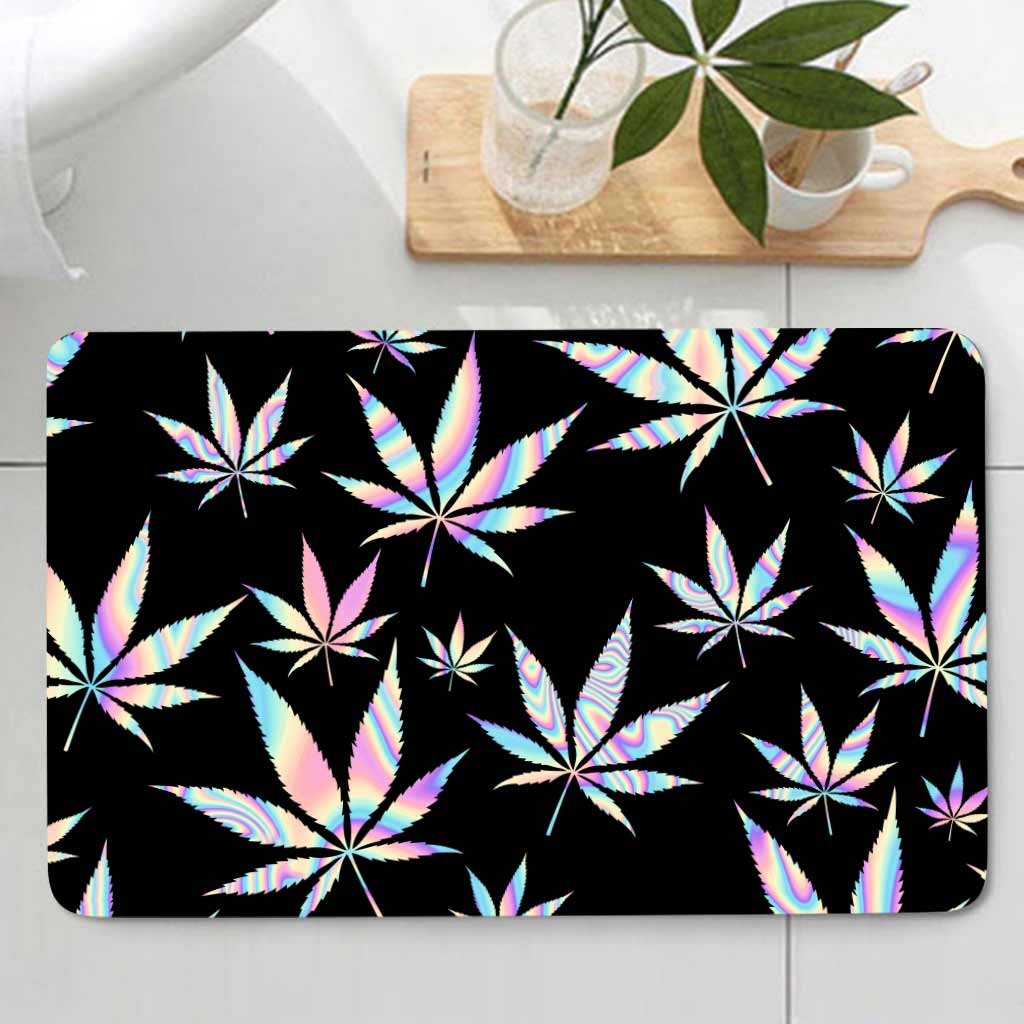 Magic Leaf - Weed 3 Pieces Bathroom Mats Set