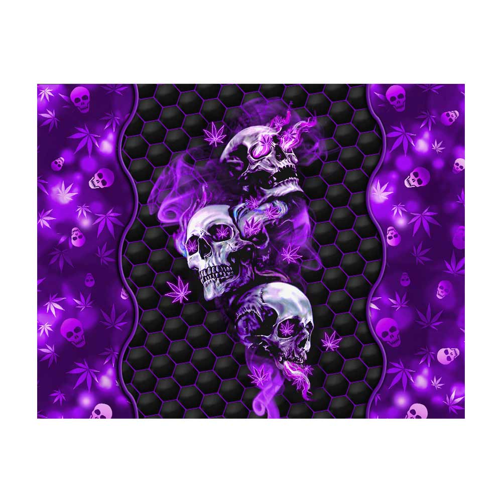 Stoned Skull - Weed Wall Tapestry