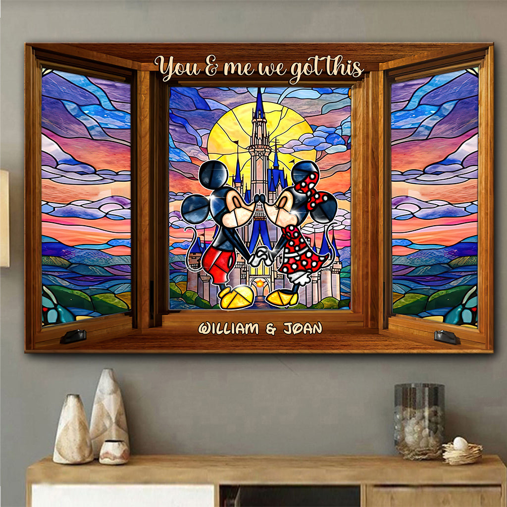 You And Me We Got This - Personalized Mouse Canvas And Poster