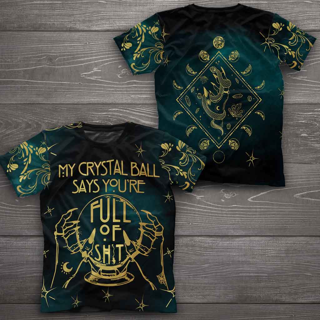 My Crystal Ball - Witch All Over T-shirt and Hoodie