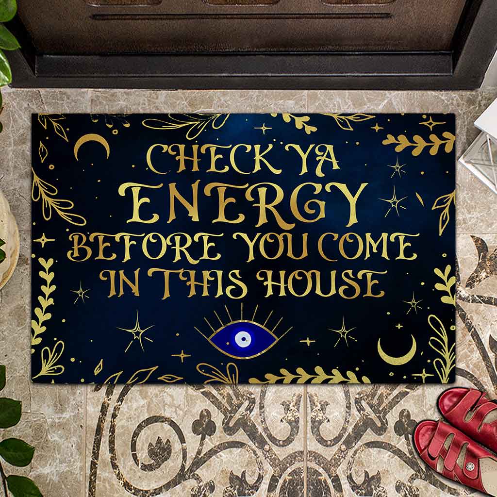 Check Ya Energy - Witch Doormat