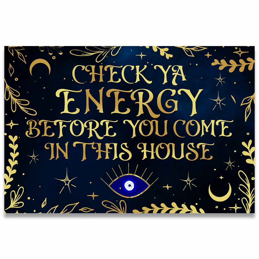 Check Ya Energy - Witch Doormat