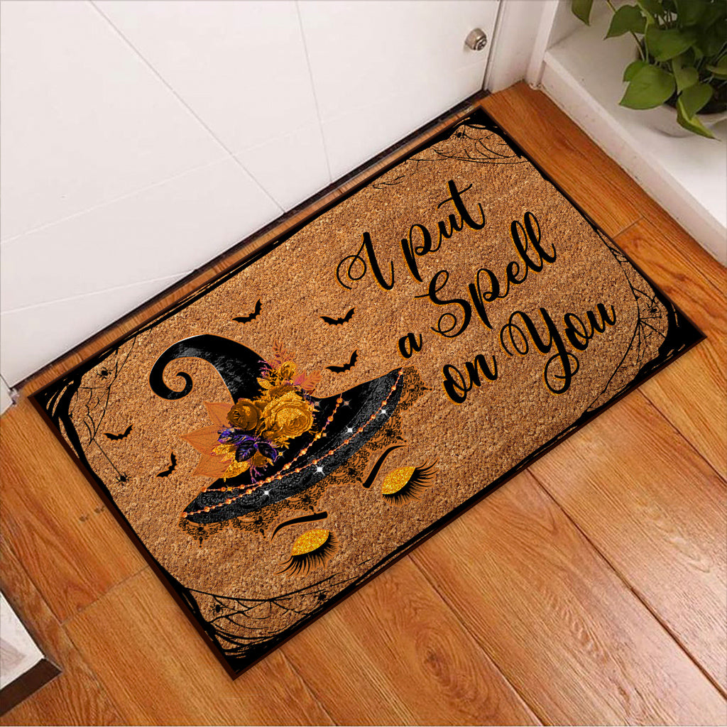 I Put A Spell On You - Witch Coir Pattern Print Doormat