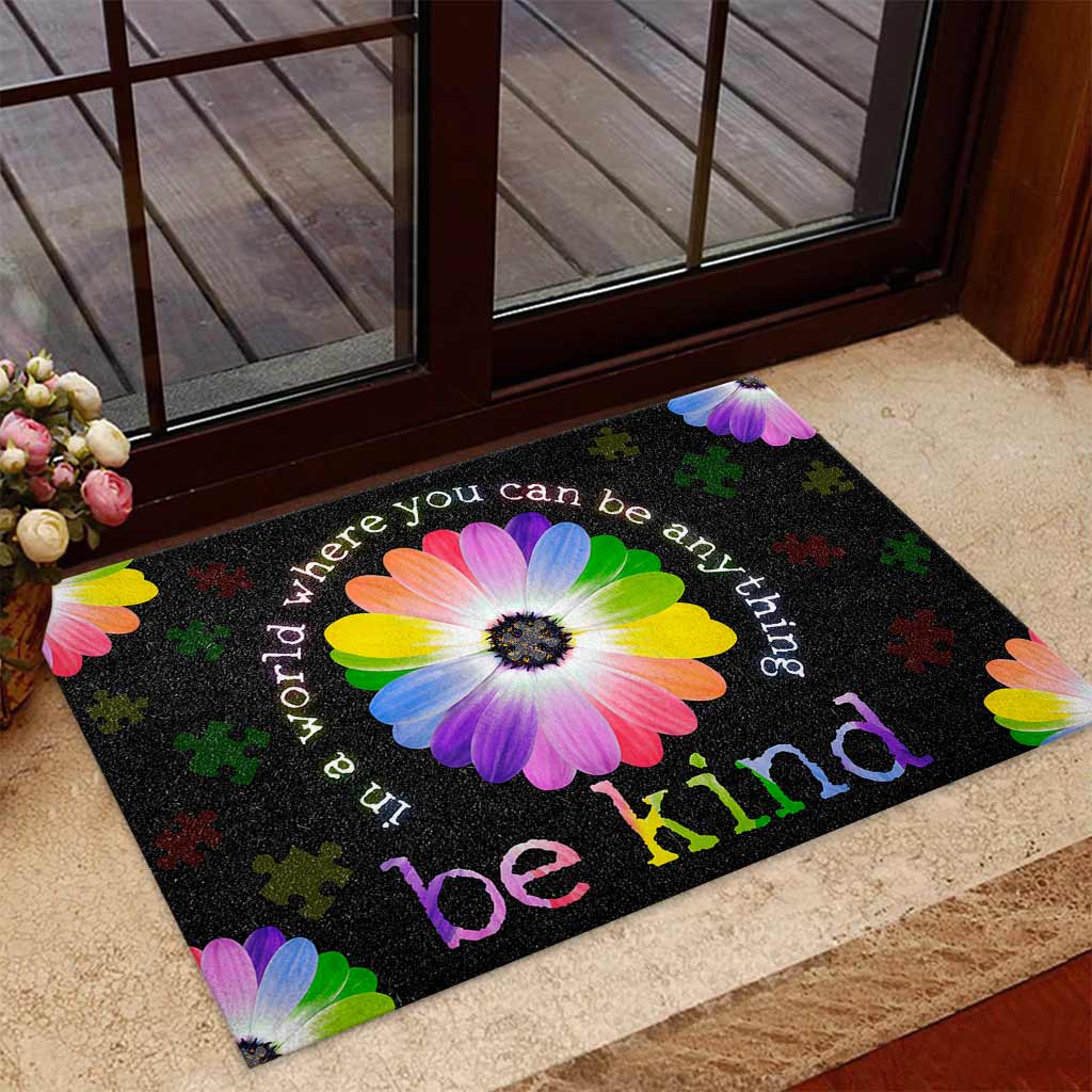 Be Kind - Autism Awareness Doormat