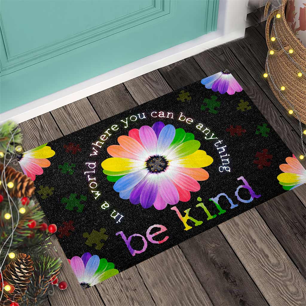 Be Kind - Autism Awareness Doormat