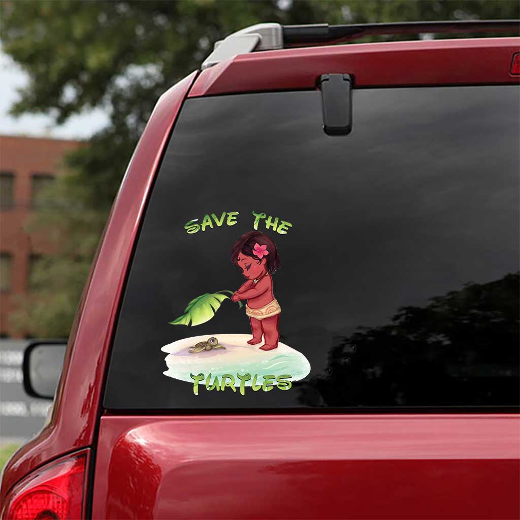 Save The Turtles - Turtle Decal Full