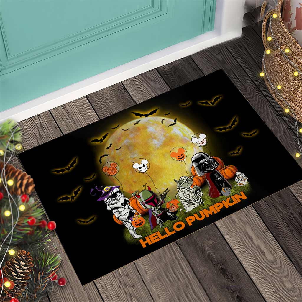 Hello Pumpkin - Halloween The Force Doormat