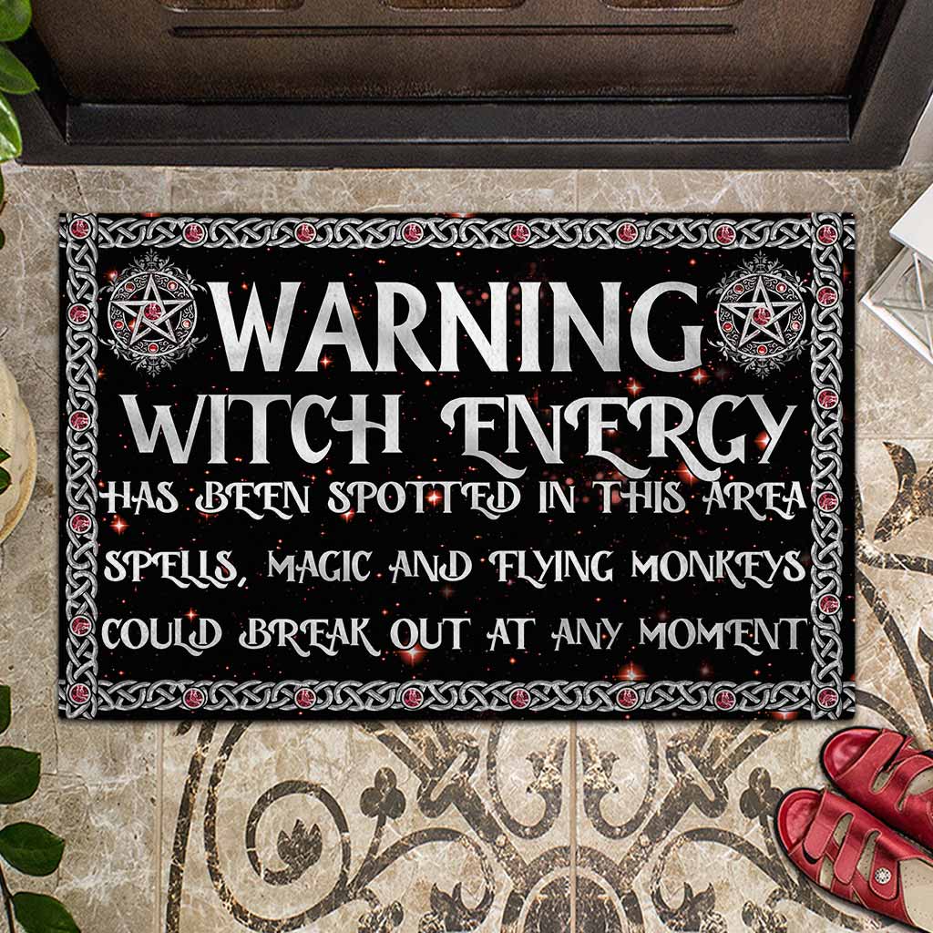 Warning Witch Energy Has Been Spotted Doormat