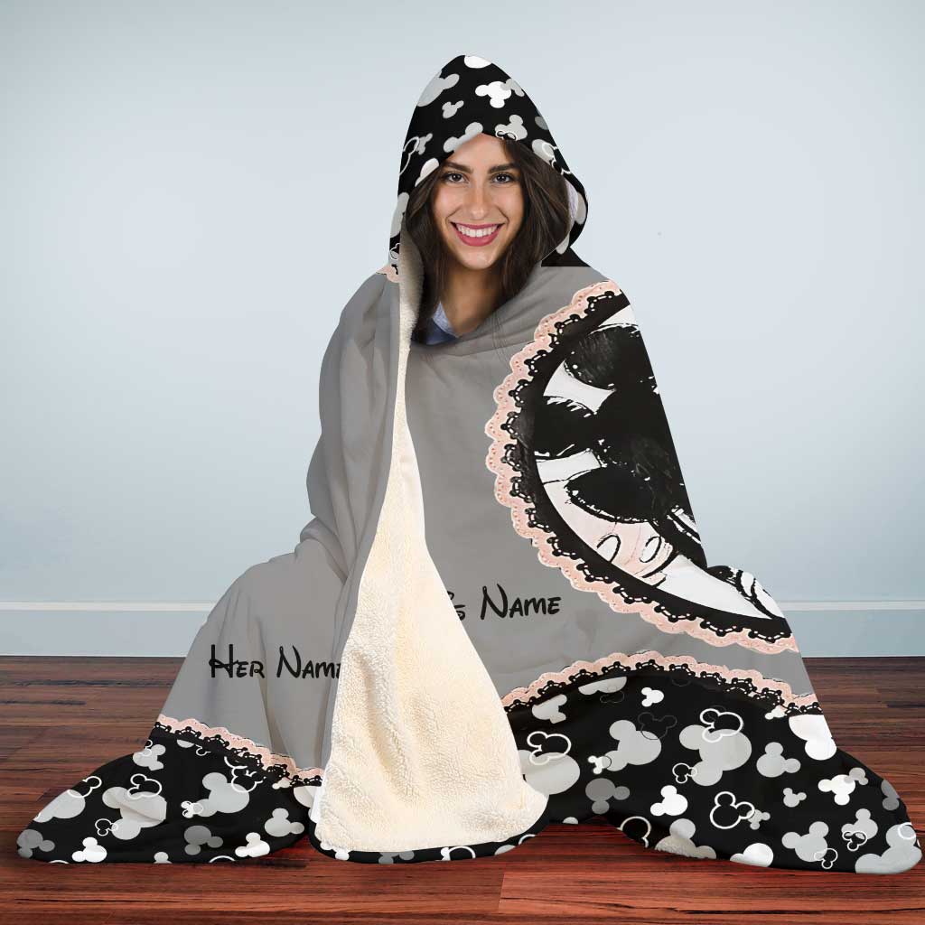 You & Me - Personalized Mouse Hooded Blanket