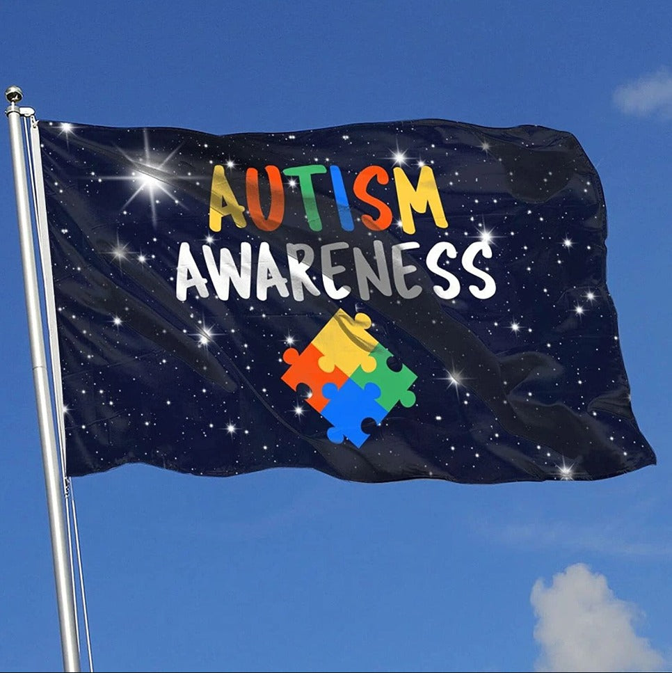 Autism Awareness Autism Awareness House Flag 0523