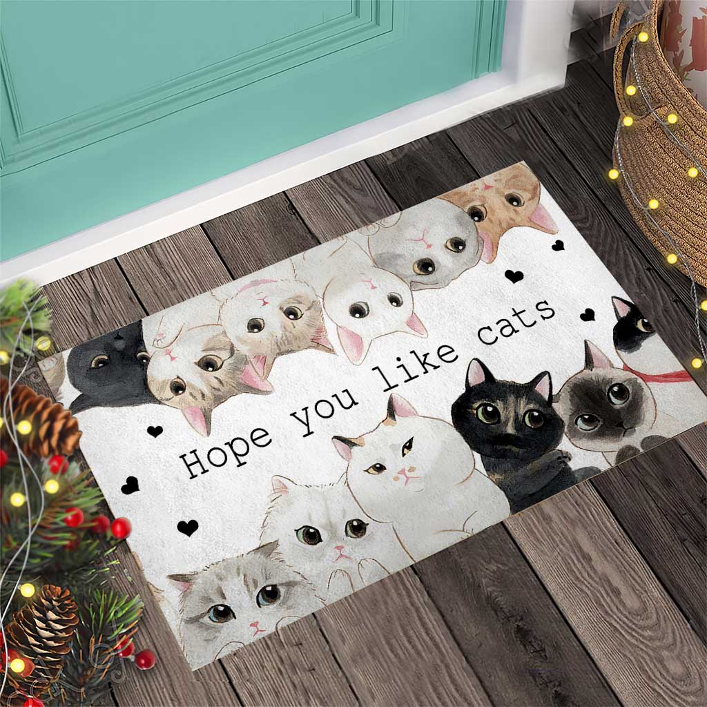 Hope You Like Cats Doormat