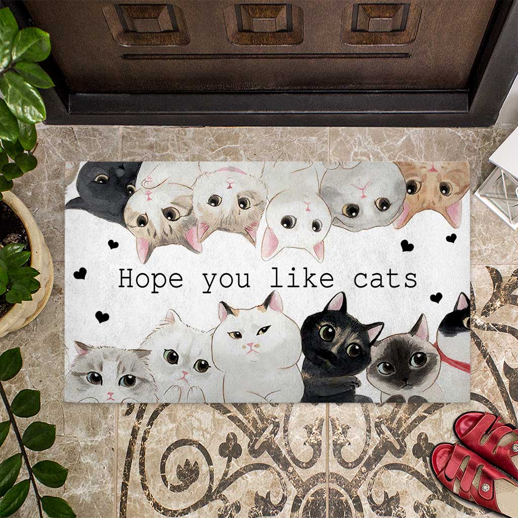 Hope You Like Cats Doormat