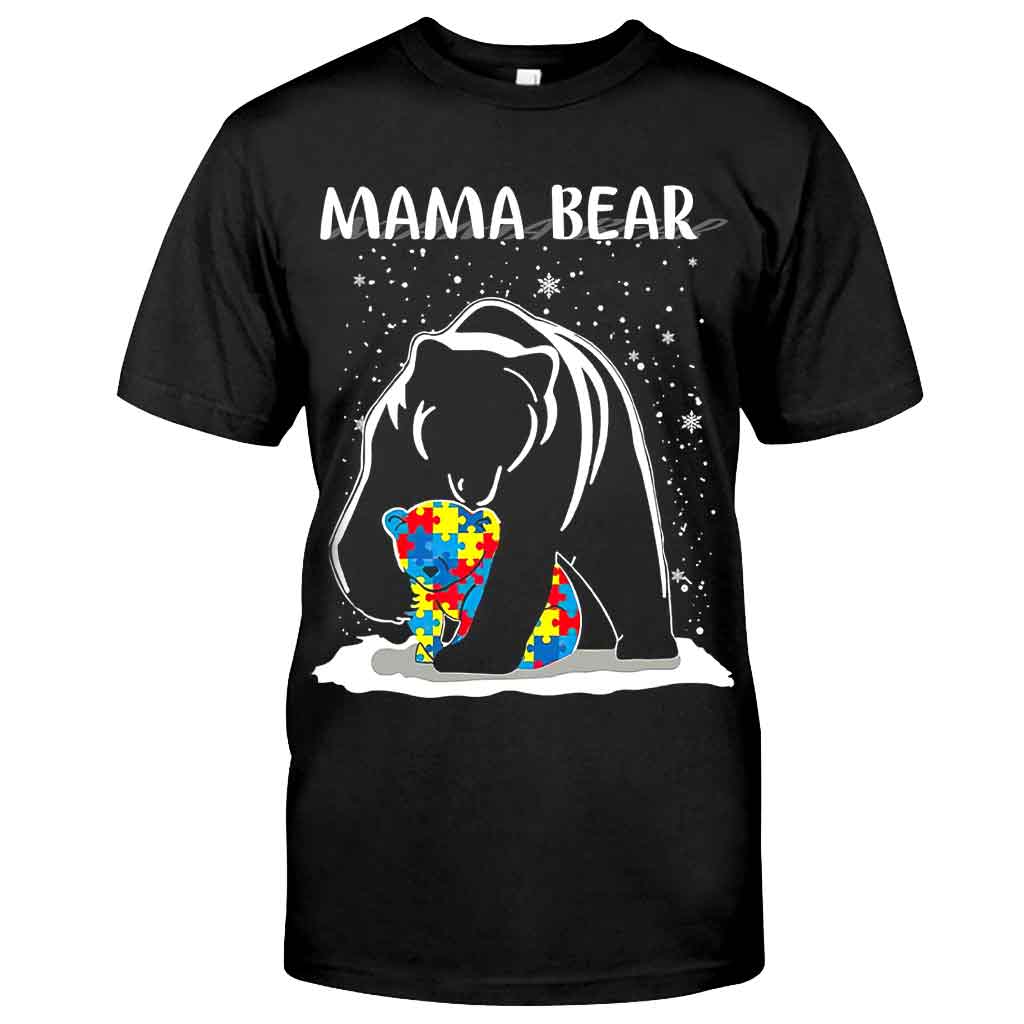 Mama Bear - Autism Awareness T-shirt and Hoodie 112021