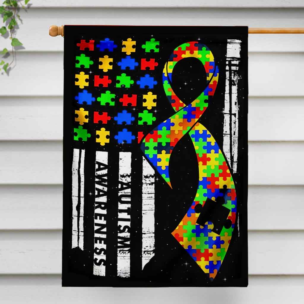 Autism Awareness - House Flag 112021