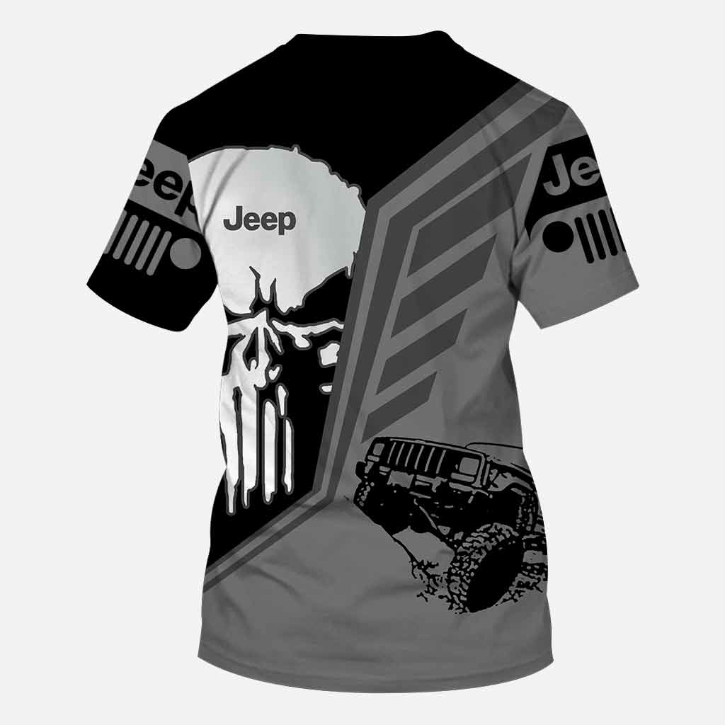 Jp And Skull Car - All Over T-shirt and Hoodie 1121