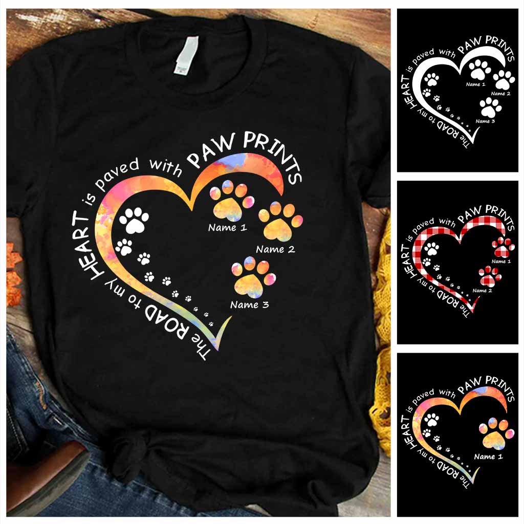 Paw Print - Personalized Dog T-shirt and Hoodie 1121