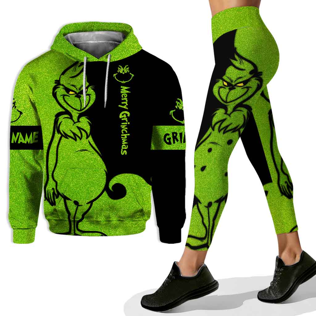 Merry Christmas - Personalized  Hoodie and Leggings