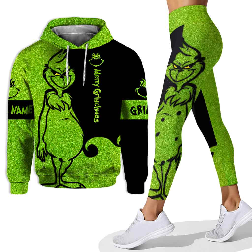 Merry Christmas - Personalized  Hoodie and Leggings