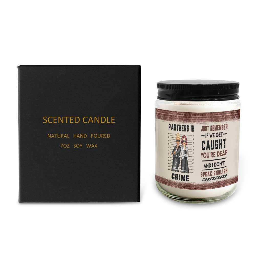 Just Remember When We Get Caught - Personalized Bestie Candle
