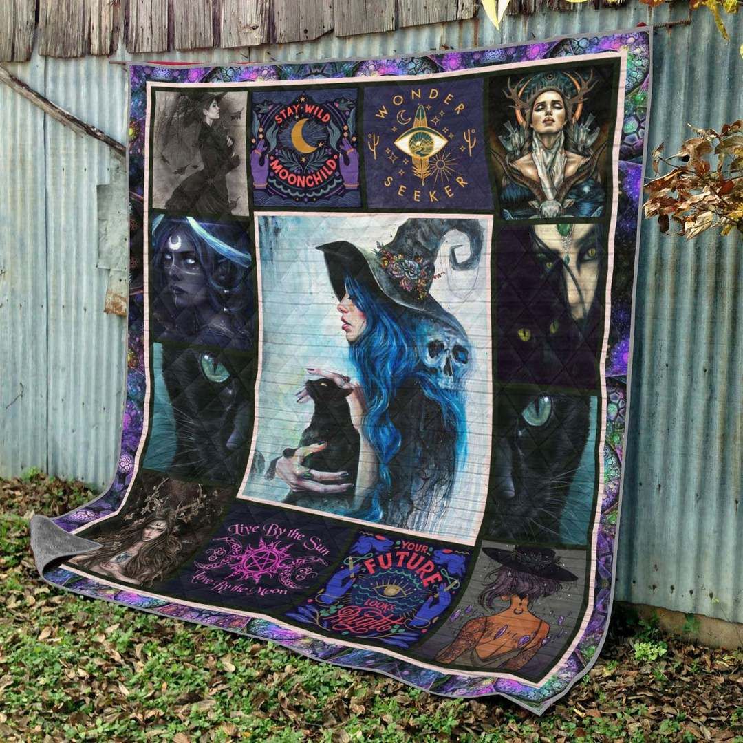 Live By The Sun Love By The Moon - Witch Quilt 0822