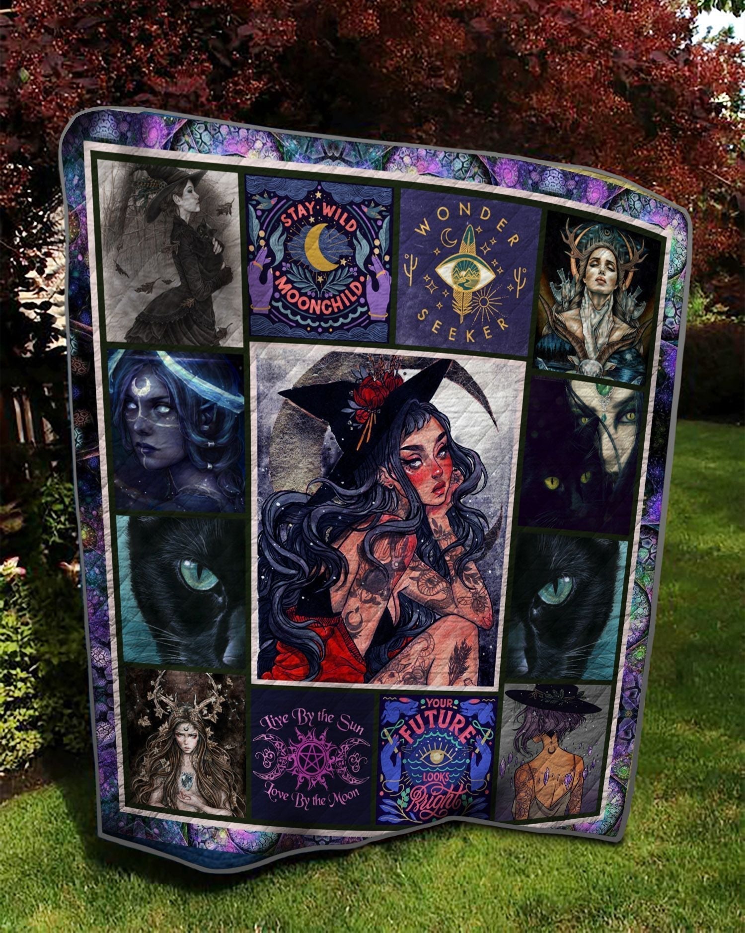 Stay Wild Moon Child - Witch Quilt 0822