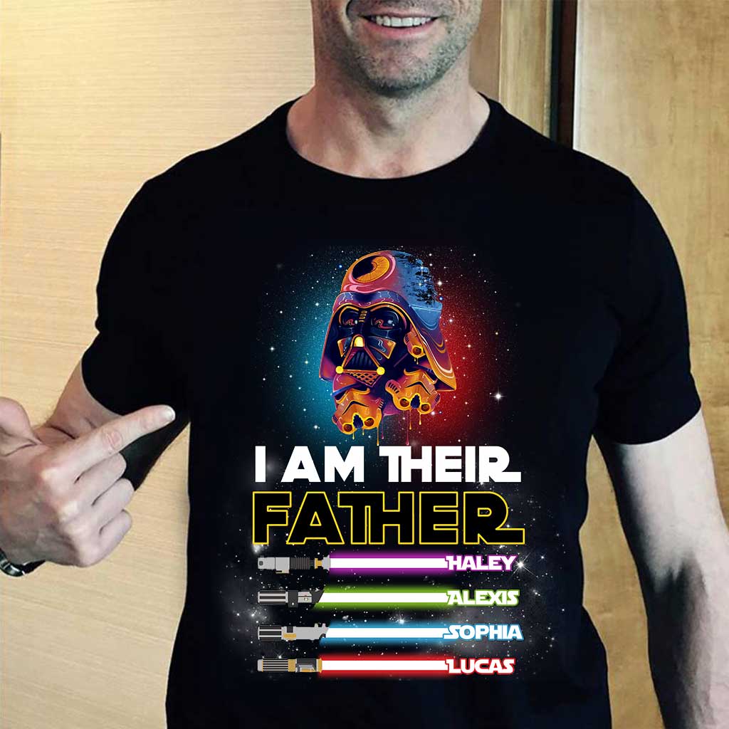 I Am Their Father - Personalized Father's day The Force T-shirt and Hoodie