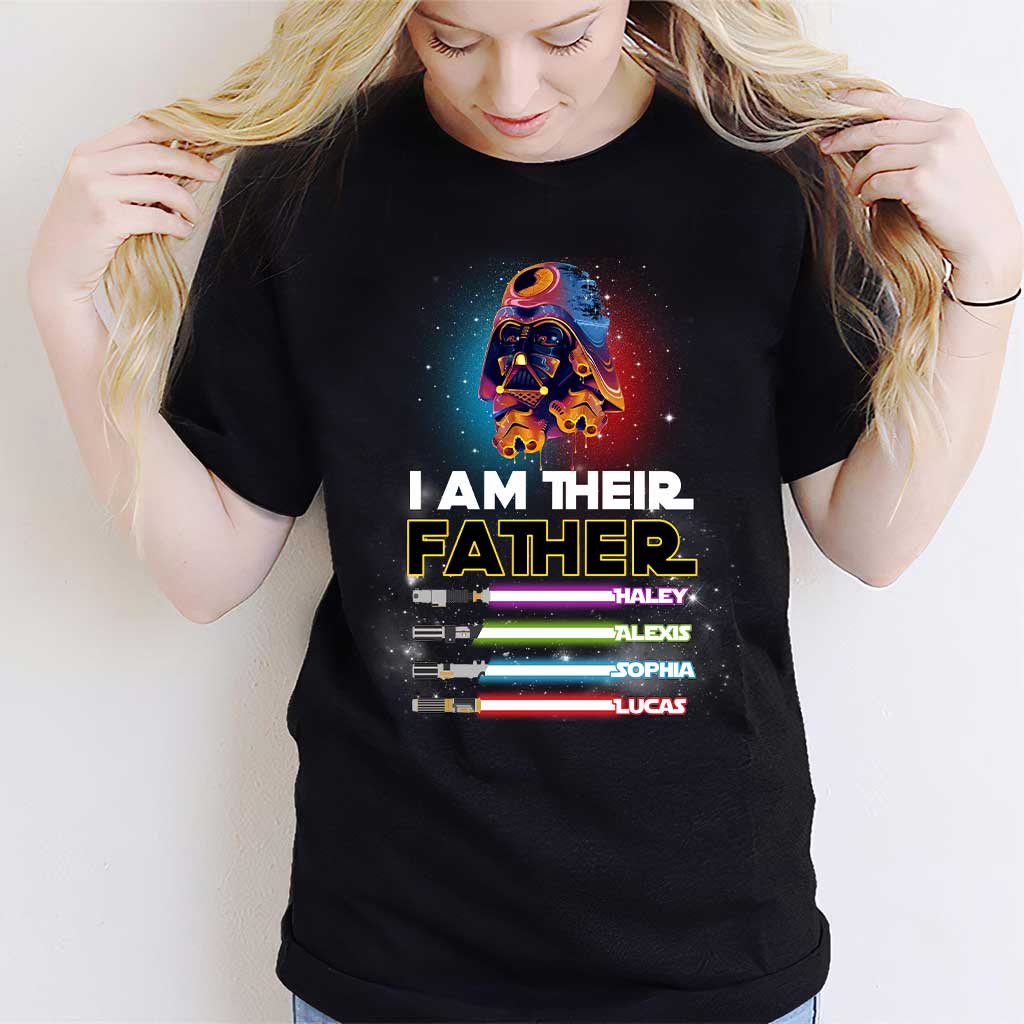 I Am Their Father - Personalized Father's day The Force T-shirt and Hoodie