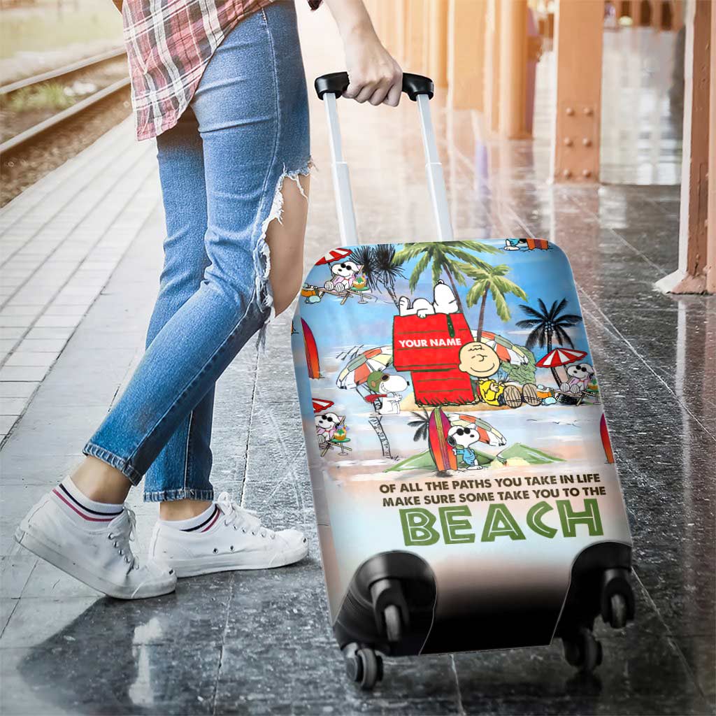Of All The Paths You Take - Personalized Luggage Cover
