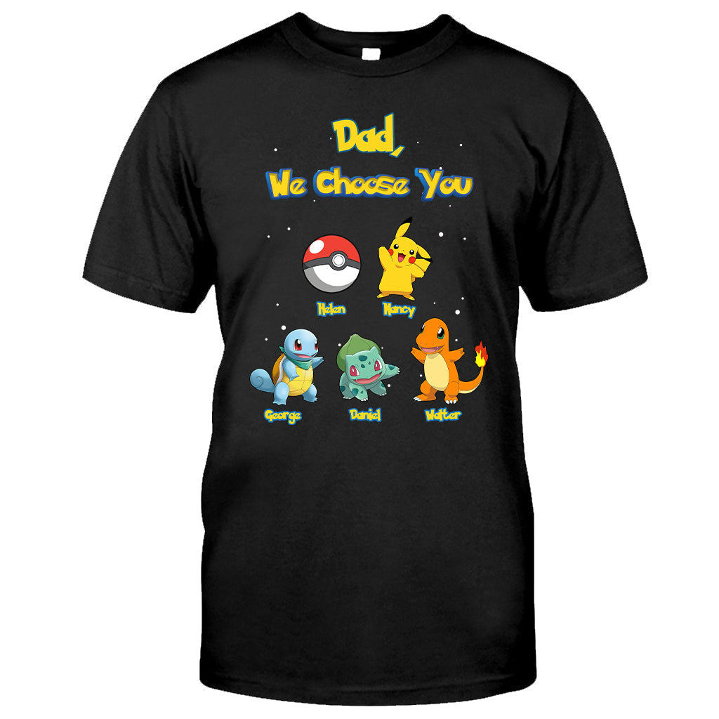 We Choose You - Personalized Monster Trainer T-shirt and Hoodie