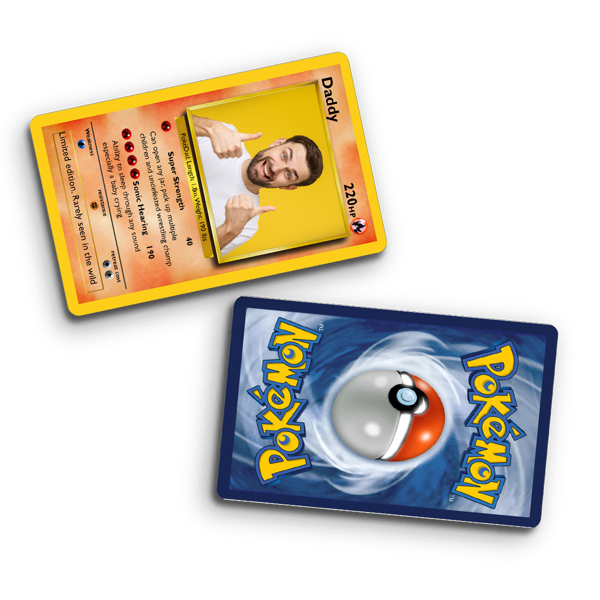 Poke Card - Personalized Monster Trainer Wallet Insert Card