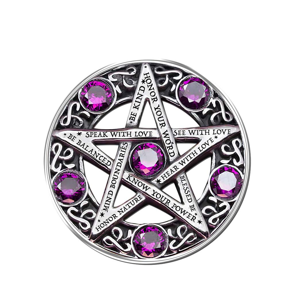 Mystical Pentagram - Witch Cut Metal Sign