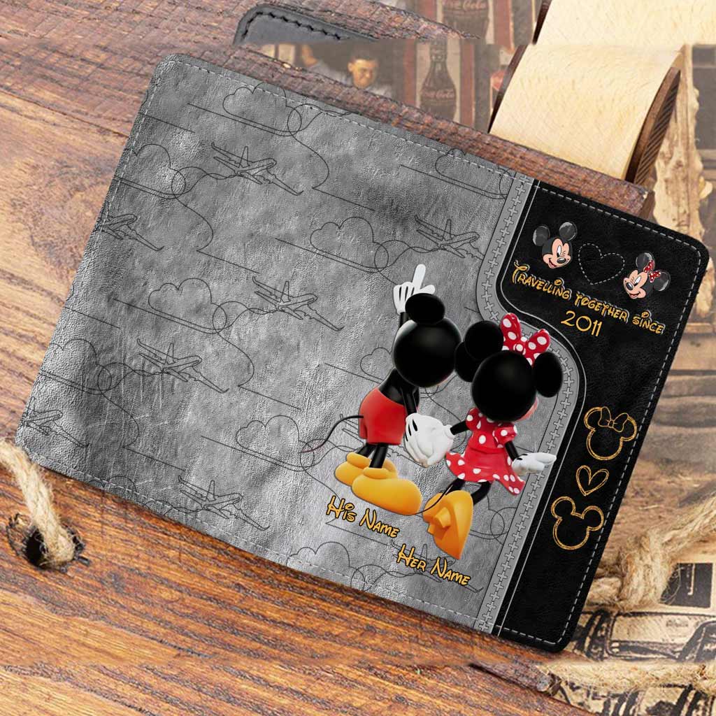 Travelling Together Since - Personalized Mouse Passport Holder